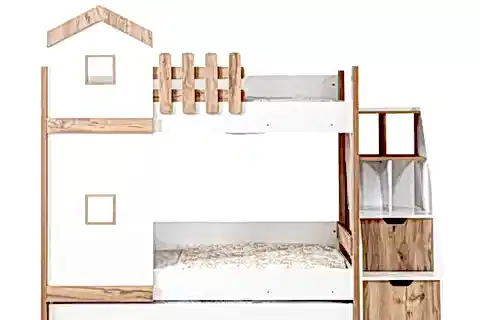 EYFEL ÜÇLÜ MONTESSORİ RANZA, 90X190
