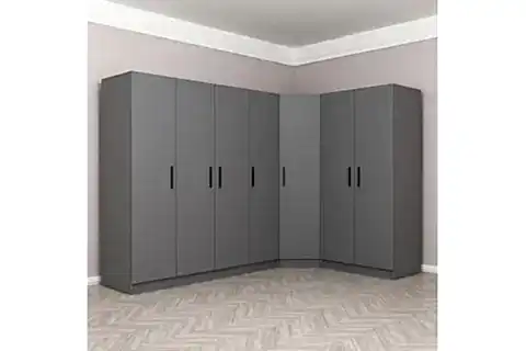 MİNAR KALE GARDIROP 9,  7 KAPAKLI,  210 CM