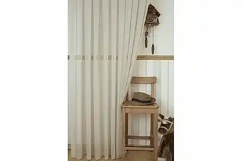 MASSARELLİ KETEN TÜL BEJ 1-2,5 ORTA SIK PİLE 100X260
