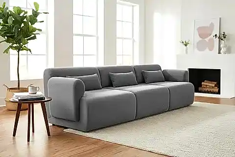 LOOM MODÜLER ÜÇLÜ KANEPE, GRİ