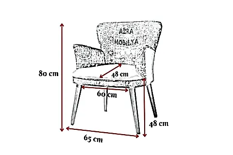 ETNİK DESEN ÇAY SETİ KOLTUK TAKIMI, CEVİZ AYAK, YEŞİL DESENLİ