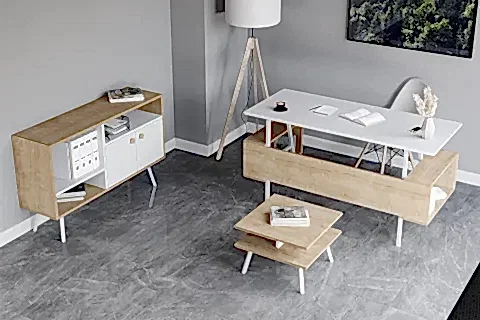 LAGOMOOD İRONY MAXİ OFİS TAKIMI, BEYAZ MEŞE