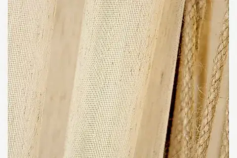KIRÇILLI KETEN TÜL NATUREL 1-2,5 ORTA SIK PİLE 150X260
