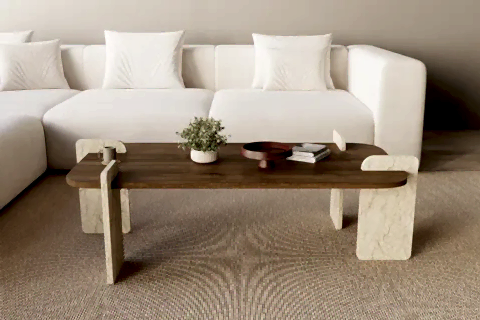 LEAPİRİ ORTA SEHPA MODERN CEVİZ DESEN