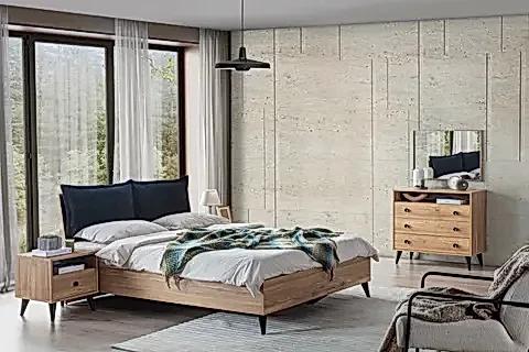 ETİ YATAK ODASI TAKIMI, 4 KAPAKLI, AYNALI