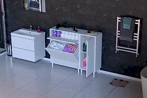 YENİCE BANYO DOLABI, 60 CM 1 GENİŞ SEPETLİ, 95 CM
