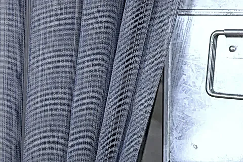 MASSARELLİ ÇİZGİLİ TÜL MAVİ 1-3 SIK PİLE 100X260