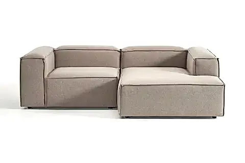 LENA MİNİ KÖŞE KOLTUK, SAĞ KÖŞE, KAHVERENGİ
