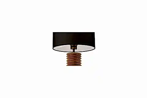 MASSELLO DESIGN HEAVY AHŞAP ABAJUR - MASA LAMBASI CEVİZ