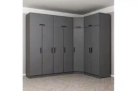MİNAR KALE GARDIROP 2,  7 KAPAKLI,  210 CM