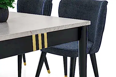 ENZO AHŞAP AYAKLI MASA, 130X85