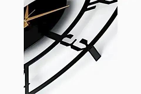 BUNNELA METAL SİYAH DUVAR SAATİ, 50X50 CM