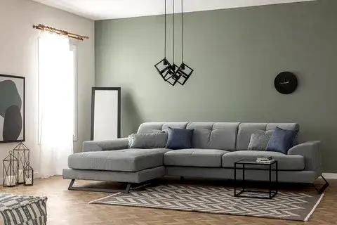FRİDO KETEN KÖŞE KOLTUK, GRİ