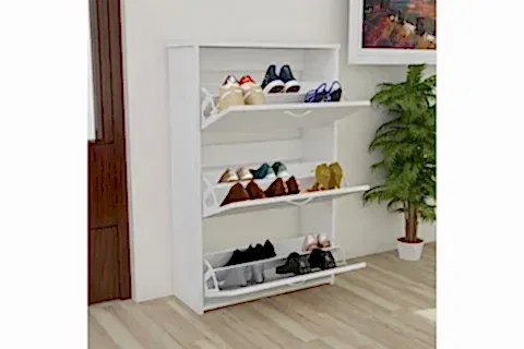TRIPLEX DÜŞER KAPAK AYAKKABILIK, BEYAZ