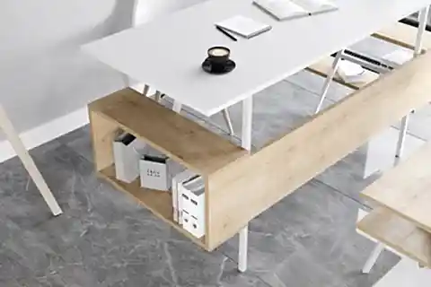 LAGOMOOD İRONY POLY OFİS TAKIMI, MEŞE BEYAZ