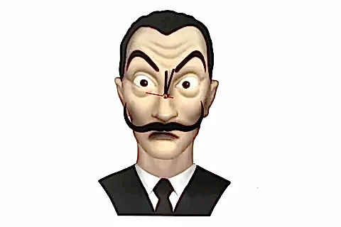 SALVADOR DALİ DEKORATİF SARKAÇLI DUVAR SAATİ
