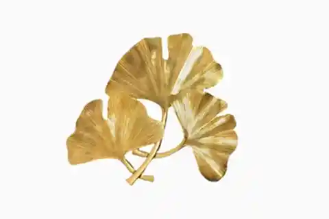 DUVAR AKSESUARI SALKIM YAPRAK, GOLD