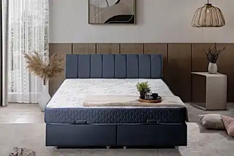 GABBA BAZA BAŞLIK LETTO YATAK SETİ, LACİVERT, 90X190