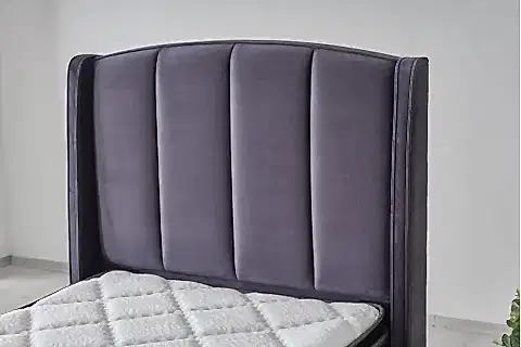 LİMA BAZA BAŞLIK YATAK SETİ, ANTRASİT, 90X190