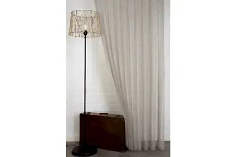 MASSARELLİ ÇİZGİLİ TÜL AÇIK KAHVE 1-3 SIK PİLE 100X260