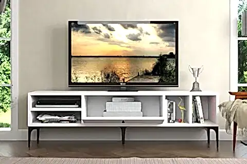MİLAN TV ÜNİTESİ, BEYAZ SİYAH