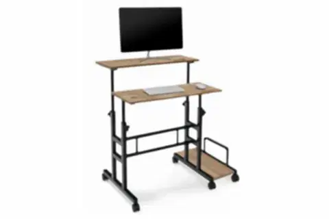 YÜKSEKLİK AYARLI LAPTOP MASASI, ATLANTİK ÇAM, 80X60