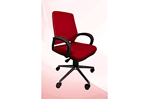 ZİENA OFİS ÇALIŞMA SANDALYESİ TEKERLEKLİ, KIRMIZI