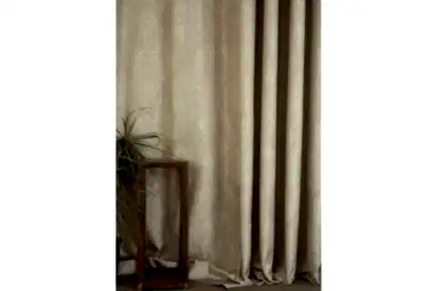 FON PERDE PRİZMA DESEN AÇIK BEJ 1-3 SIK PİLE 150X260
