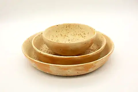OVAL YEMEK TABAĞI SETİ, ÜÇLÜ, TERRA