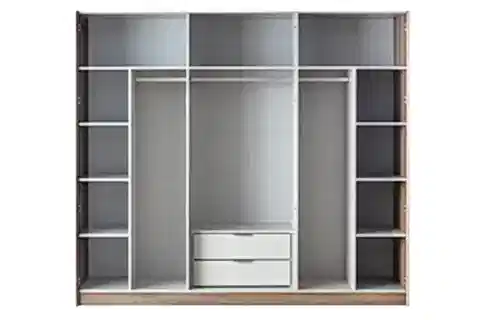 MADERA CAM KAPAKLI GARDIROP, 6 KAPAKLI