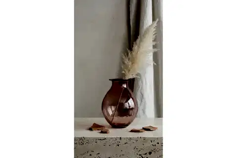 GÜLKURUSU KABARTMALI VAZO SALON KONSOL SEHPA DEKORU