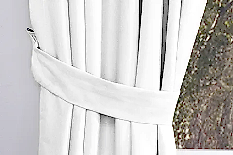 MASSARELLİ FON PERDE BEYAZ PİLESİZ 150X260