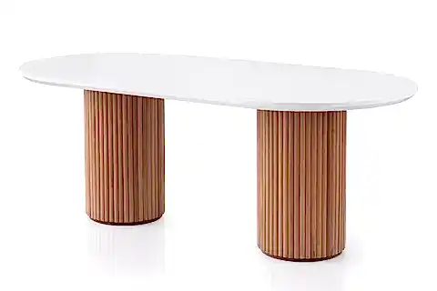 ECE MASA, ZİON SANDALYE, BEYAZ, 200X100
