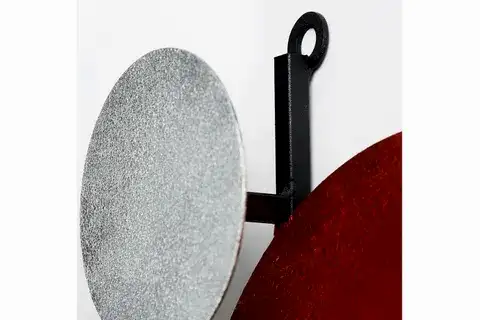 PAVİMENTO HAND MADE METAL DUVAR SAATİ, 48X44 CM