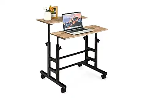 YÜKSEKLİK AYARLI LAPTOP MASASI, ATLANTİK ÇAM, 80X60