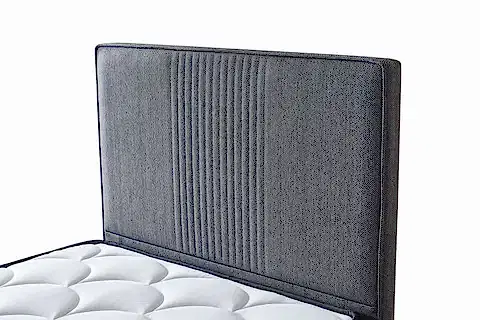 LİNE BAZA BAŞLIK YATAK SETİ, KETEN GRİ, 90X190
