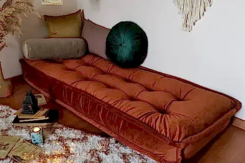 EVODEKO BOHO KİREMİT YER MİNDERİ