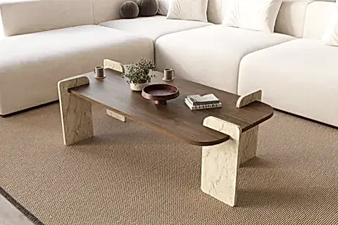 LEAPİRİ ORTA SEHPA MODERN CEVİZ DESEN