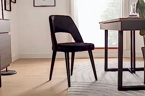 LİNE YEMEK MASASI TAKIMI, ARAL SİYAH