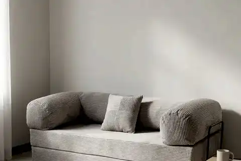 LUMİ İKİLİ SÜNGER KOLTUK YATAK, GRİ, 80X160
