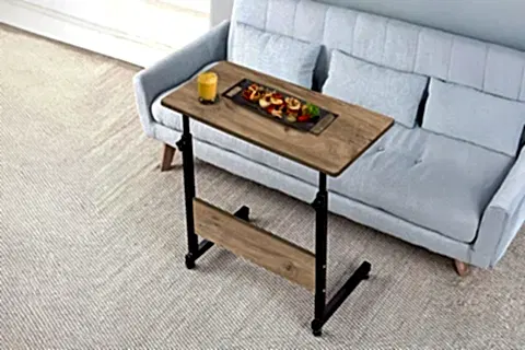 YÜKSEKLİK AYARLI KAHVALTI SEHPASI, ATLANTİK ÇAM, 70X40