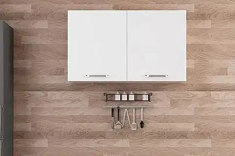 MİNAR MUTFAK DOLABI ÜST MODÜL, BEYAZ, 120 CM