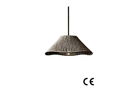 RAYEN HANDMADE TEKLİ SARKIT EKRU AVİZE