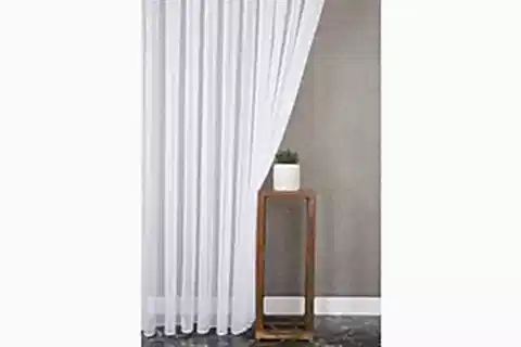 MASSARELLİ ETAMİN TÜL BEYAZ  PİLESİZ 300X260