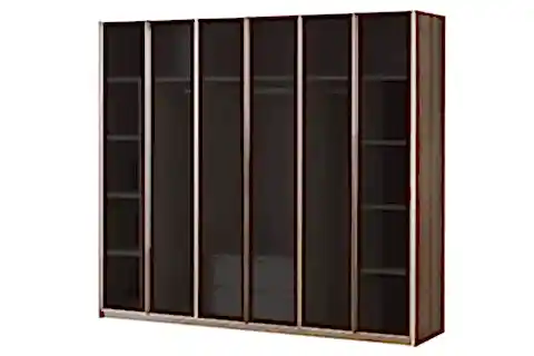 MADERA CAM KAPAKLI GARDIROP, 6 KAPAKLI
