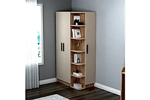 LUSES GENÇ ODASI GARDIROP, ATLANTİK ÇAM BEJ, 3 KAPAKLI