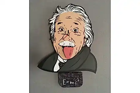 MC2 ALBERT EİNSTEİN DEKORATİF SARKAÇLI DUVAR SAATİ