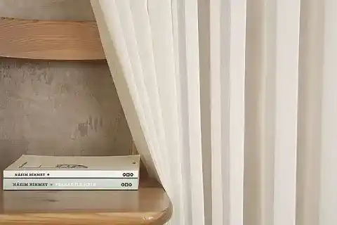PAMUK DOKULU TÜL KREM 1-2,5 ORTA SIK PİLE 100X260