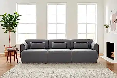 LOOM MODÜLER ÜÇLÜ KANEPE, GRİ