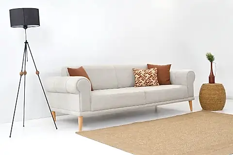 STEP ÜÇLÜ KOLTUK, KREM